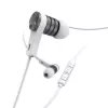 Auriculares Hama Intense Con Cable In-Ear Llamadas/Música Plata, Blanco