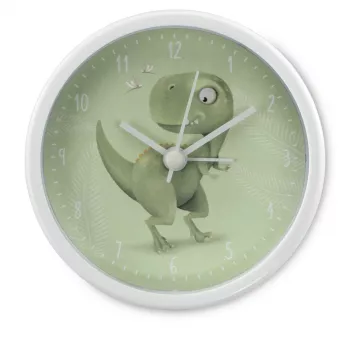 Despertador mecánico Hama Happy Dino Verde, Blanco