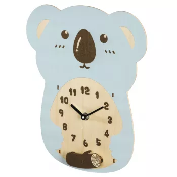 Reloj mecánico de péndulo Hama Koala Otros Azul, Marrón, Madera