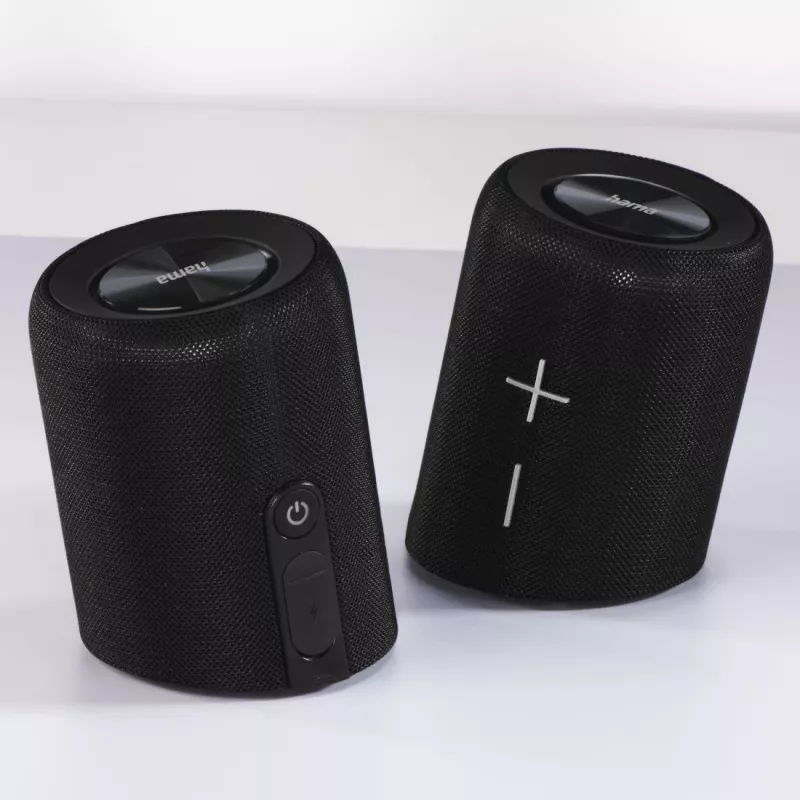 Altavoz portátil Hama Twin 3.0 estéreo negro 30 W
