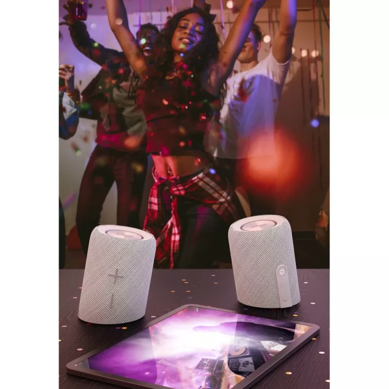 Altavoz portátil Hama Twin 3.0 estéreo blanco 30 W