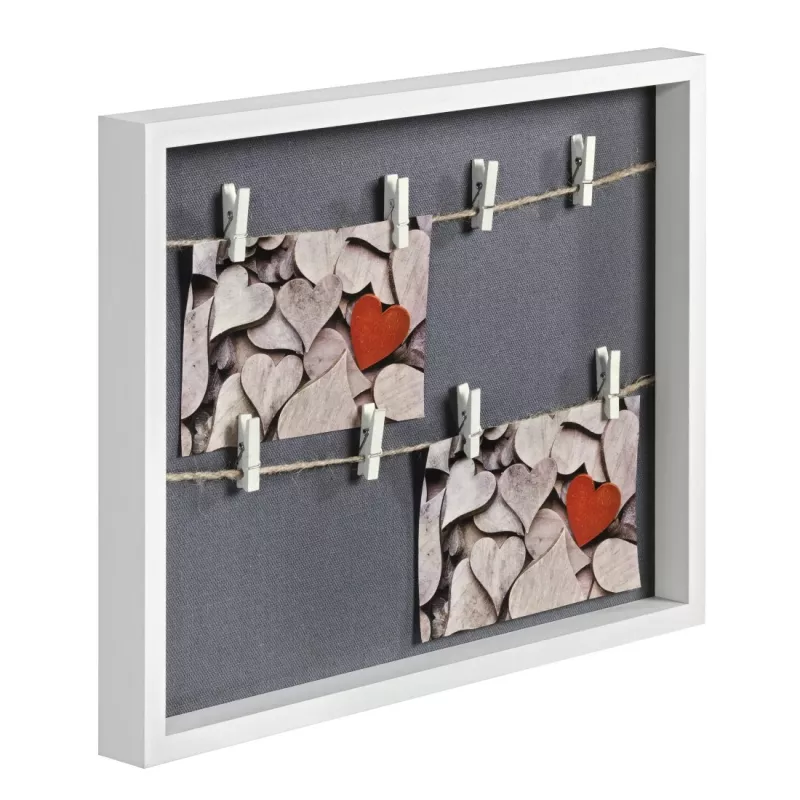 Marco múltiple HAMA Cavo — MDF, blanco, 365×295 mm
