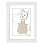 Marco múltiple Hama Copenhagen blanco cristal MDF 270x570 mm
