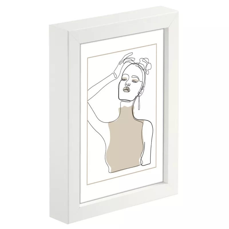 Marco múltiple Hama Copenhagen blanco cristal MDF 270x570 mm