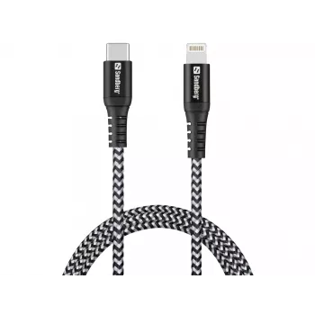 Cable Sandberg Survivor USB-C PD>Lightning 1M 1m 28g