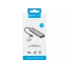 Hub Sandberg USB-C/A a 4xUSB 3.0 aluminio 5000 Mbit/s