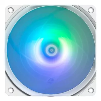 Ventilador de carcasa ARGB 120mm ZALMAN ZM-AF120R ARGB blanco — 120mm, iluminación ARGB, marco blanco