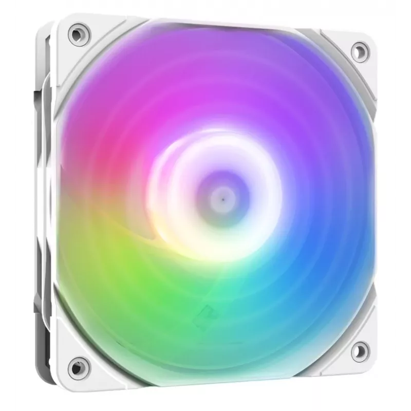 Ventilador de carcasa ARGB 120mm ZALMAN ZM-AF120R ARGB blanco — 120mm, iluminación ARGB, marco blanco