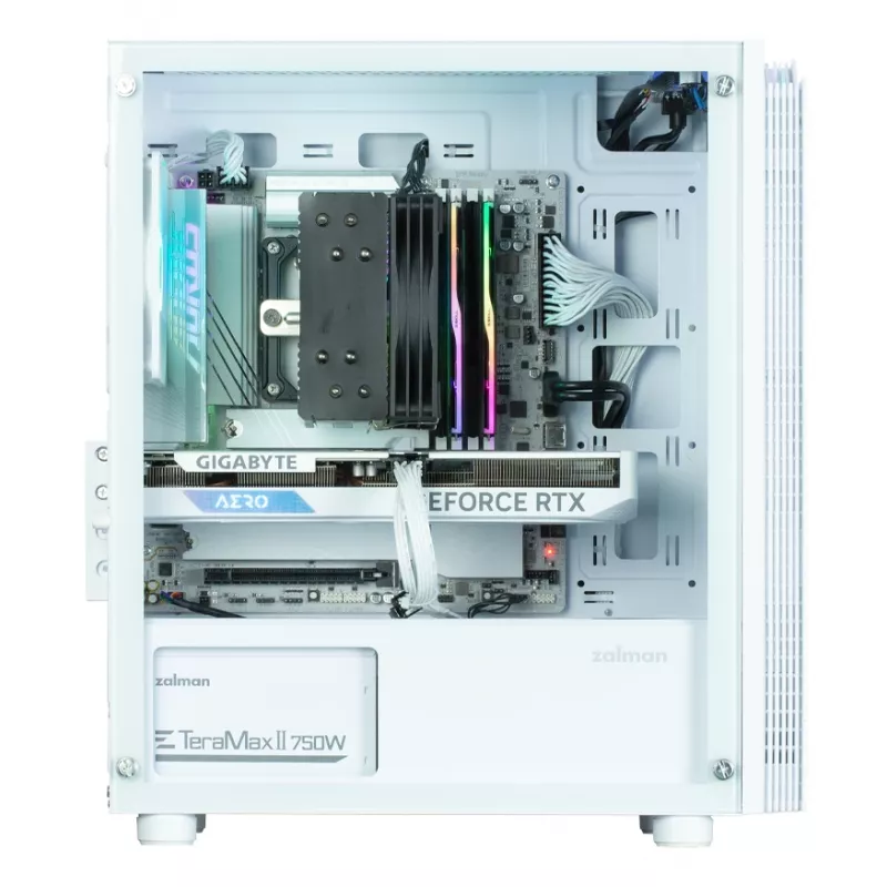 Carcasa de ordenador Zalman T4 Plus Mini Tower blanca