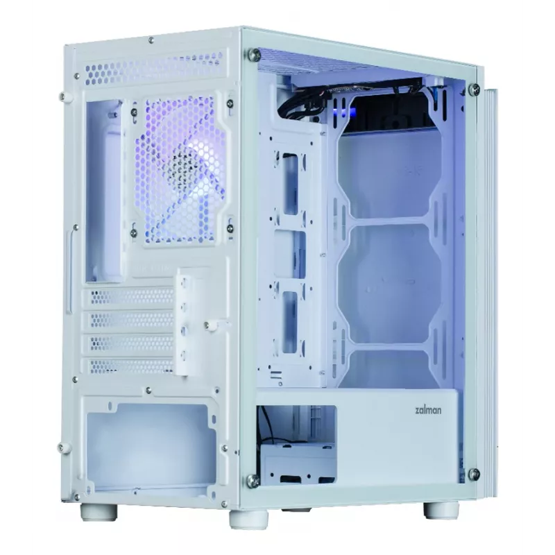 Carcasa de ordenador Zalman T4 Plus Mini Tower blanca
