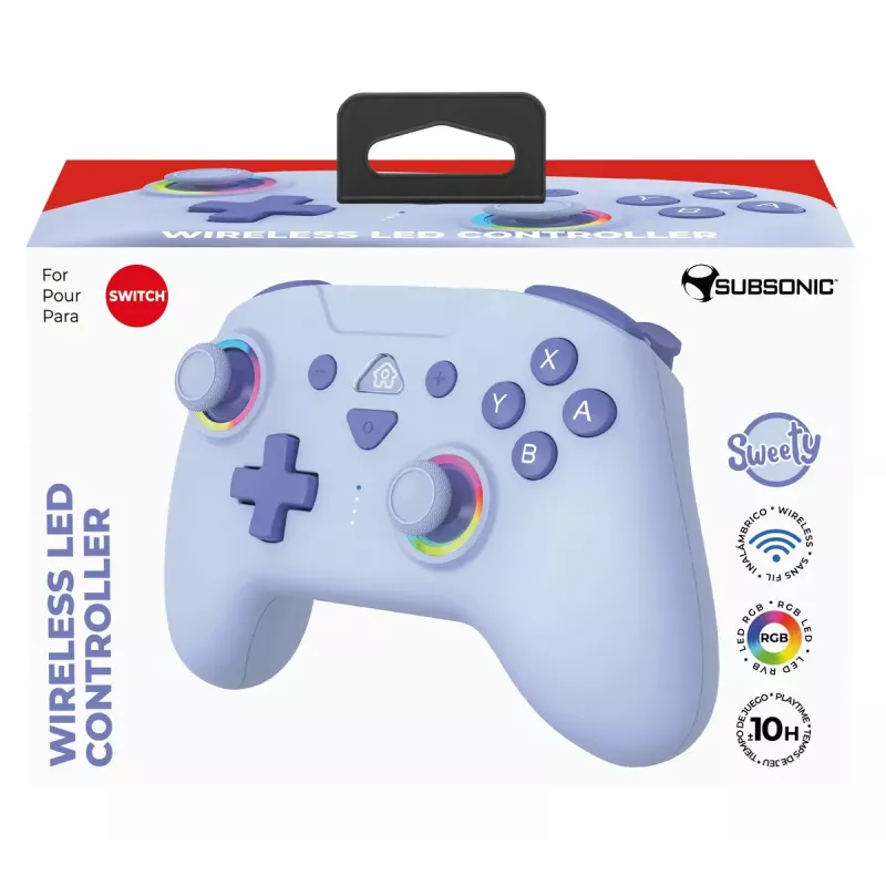 Mando Subsonic 147436 azul RF Nintendo Switch inalámbrico 10h batería