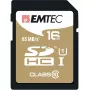 Memoria flash Emtec 16 GB SDHC Clase 10 dorado