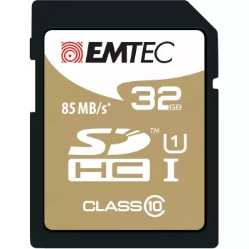 Tarjeta de memoria Emtec 32 GB SDHC Class 10 ECMSD32GHC10GP