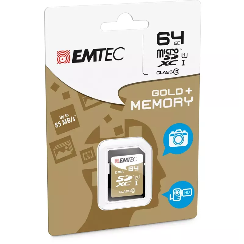 Tarjeta de memoria Emtec 64 GB SDXC Class 10 ECMSD64GXC10GP