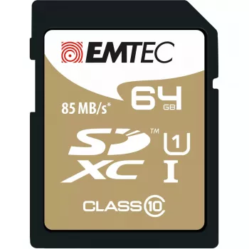 Tarjeta de memoria Emtec 64 GB SDXC Class 10 ECMSD64GXC10GP
