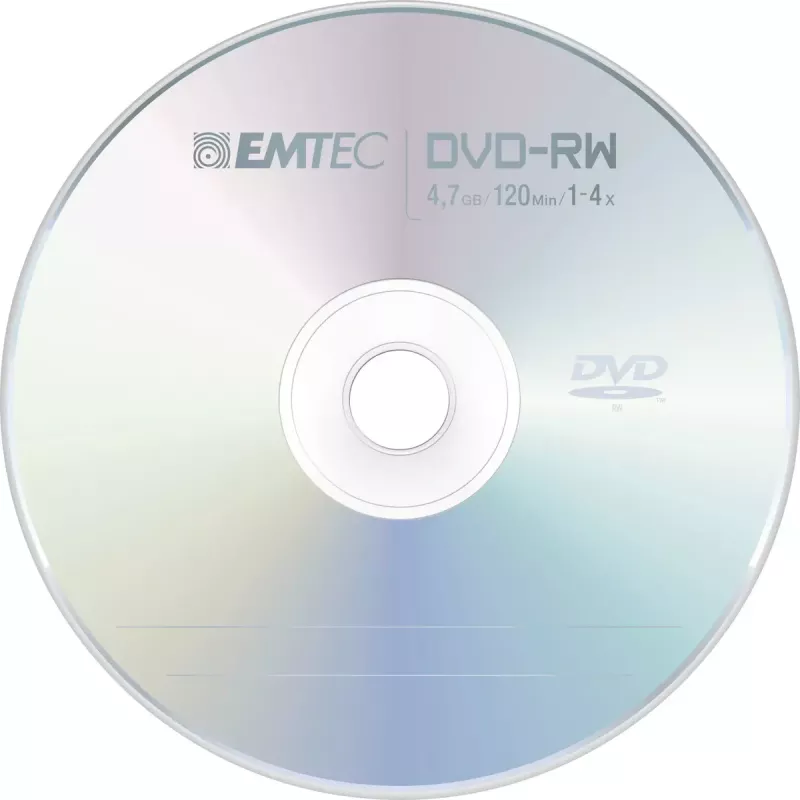 DVD-RW Emtec ECOVRW47104CB 4,7 GB 10 uds.