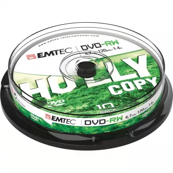 DVD-RW Emtec ECOVRW47104CB 4,7 GB 10 uds.