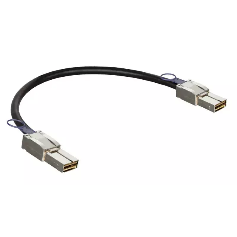 Cable de red D-Link CXP 120G, 0,5 m, conector CXP–conector CXP, negro