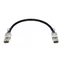 Cable de red D-Link CXP 120G, 0,5 m, conector CXP–conector CXP, negro