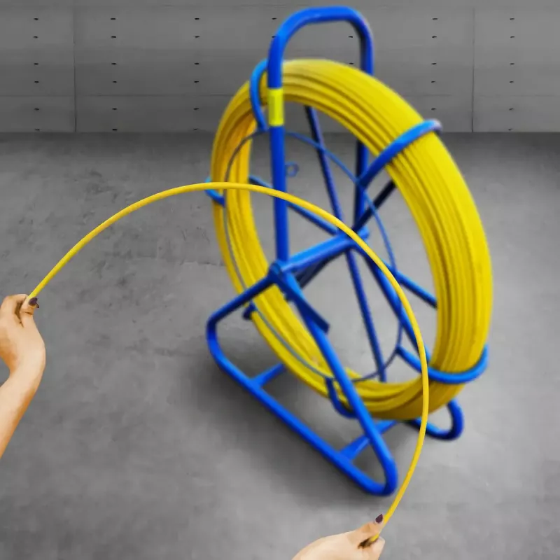 Guía pasacables Extralink Pilot 3,8 mm 25 m fibra óptica FRP amarillo