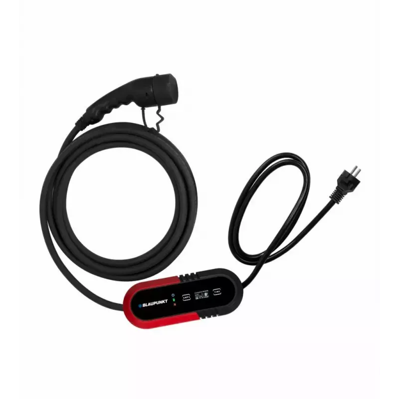 Estación de carga de suelo Blaupunkt P1PM2T2 negra de plástico 3700W cable de 8m