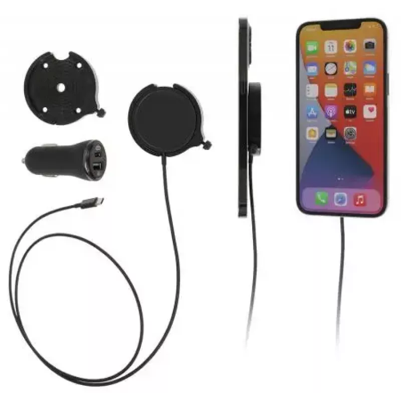 Soporte activo Brodit 216324 para teléfono móvil smartphone negro