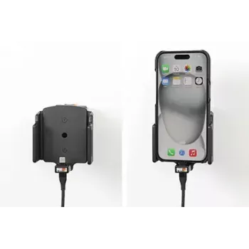 Soporte activo para móvil/smartphone Brodit 727370, negro — uso en vehículo e interior