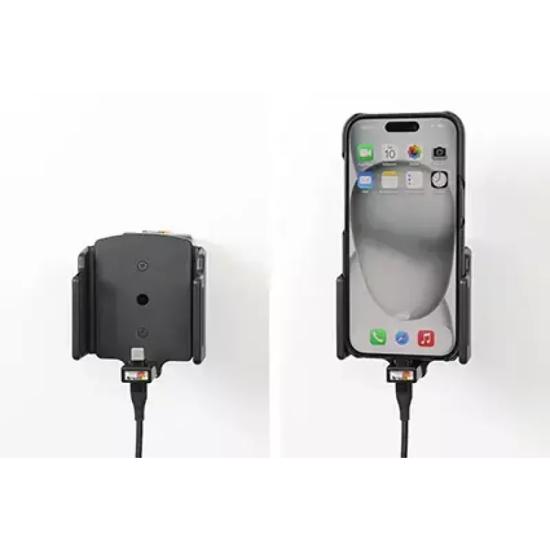 Soporte activo para móvil/smartphone Brodit 727370, negro — uso en vehículo e interior