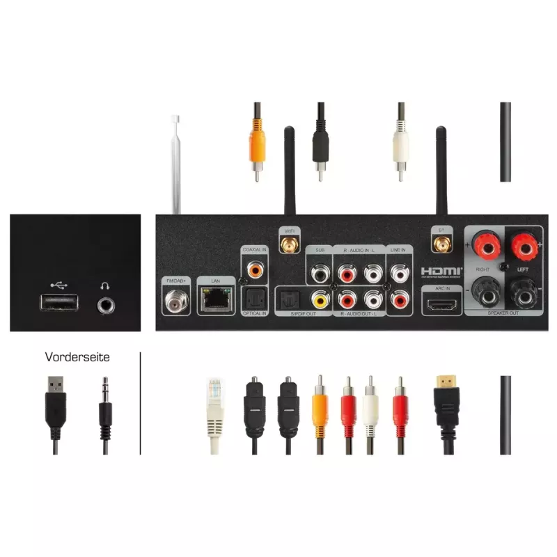 Radio por internet Imperial DABMAN i560 CD digital 60W DAB+