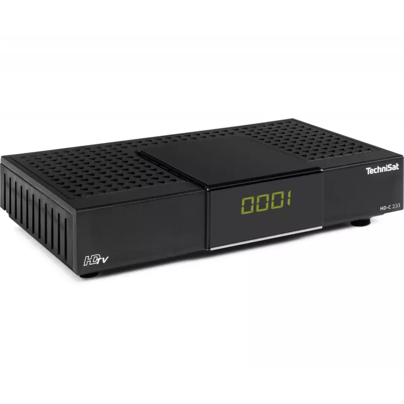 Receptor de cable TechniSat HD-C 233 negro DVB-C 1 sintonizador