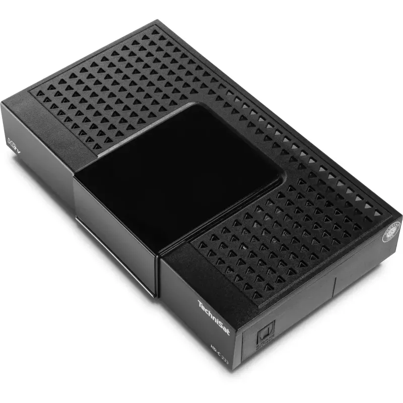 Receptor de cable TechniSat HD-C 233 negro DVB-C 1 sintonizador