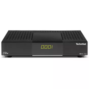 Receptor de cable TechniSat HD-C 233 negro DVB-C 1 sintonizador