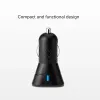 Cargador de coche SBS Mobile TECR2USB24AFAST — cargador USB para coche, alimentación por mechero, universal, negro