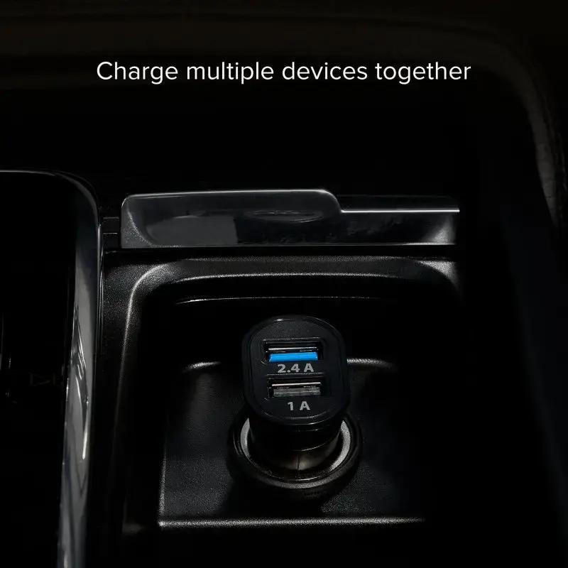 Cargador de coche SBS Mobile TECR2USB24AFAST — cargador USB para coche, alimentación por mechero, universal, negro