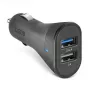 Cargador de coche SBS Mobile TECR2USB24AFAST — cargador USB para coche, alimentación por mechero, universal, negro