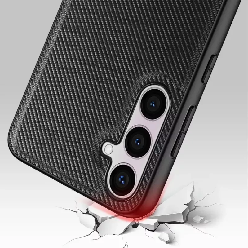 Funda para móvil Nevox StyleShell NYLO Samsung Galaxy S24 Plus Negra 16,8 cm