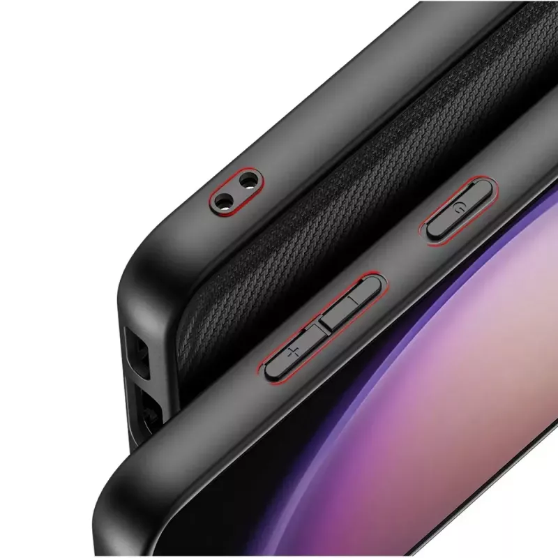 Funda para móvil Nevox StyleShell NYLO Samsung Galaxy S24 Plus Negra 16,8 cm