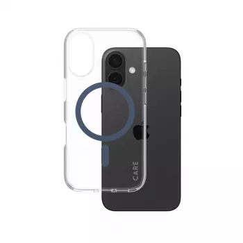 Funda PanzerGlass CARE by Flagship Transparente Urban Combat Blue MagSafe iPhone '24 6,1 pulgadas