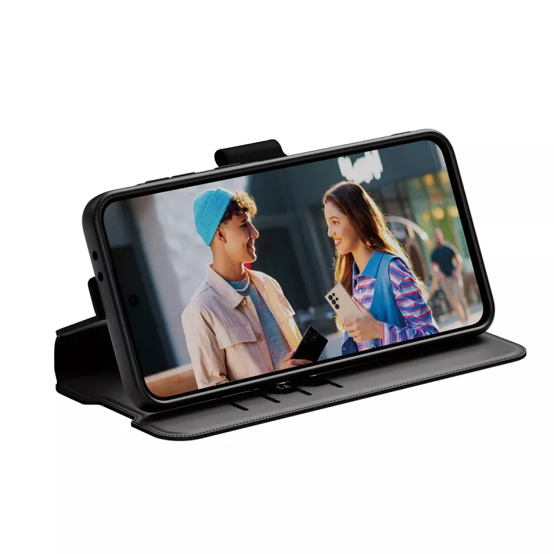 Funda cartera PanzerGlass Samsung Galaxy A26 5G negra con soporte