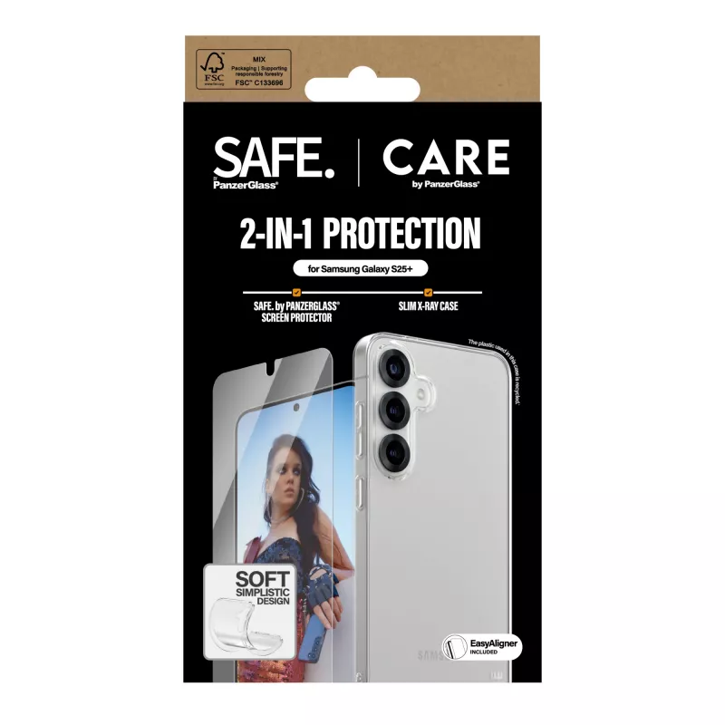 PanzerGlass CARE by Fashion pack 2 en 1 Samsung Galaxy S25+