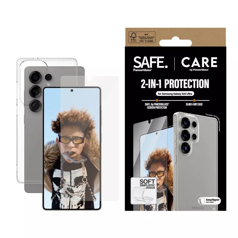 PanzerGlass CARE by Fashion pack 2 en 1 Samsung Galaxy S25 Ultra