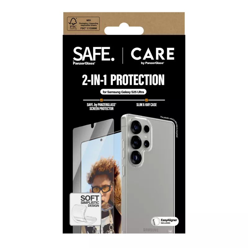 PanzerGlass CARE by Fashion pack 2 en 1 Samsung Galaxy S25 Ultra