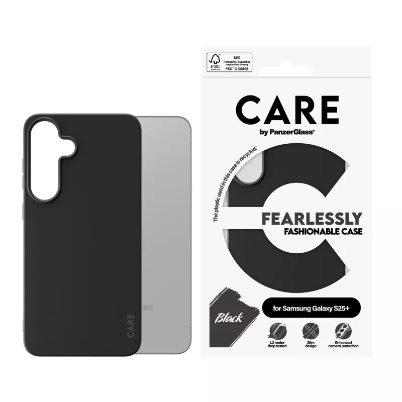 Funda PanzerGlass CARE™ von ® negra Samsung Galaxy S25+