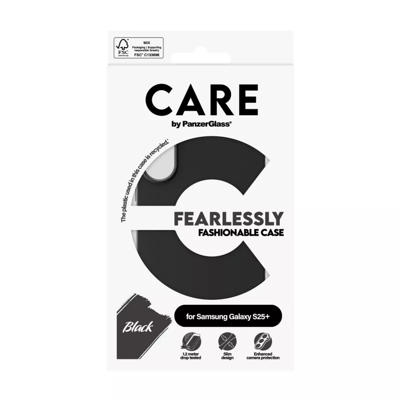 Funda PanzerGlass CARE™ von ® negra Samsung Galaxy S25+