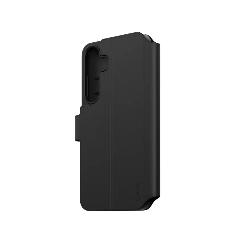 PanzerGlass CARE Feature funda tipo cartera con soporte para Samsung Galaxy S25+, negro