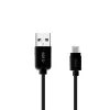 Cable USB SBS Mobile TECABLETYC1KPOS — USB A a USB C, USB 2.0, 1 m, negro