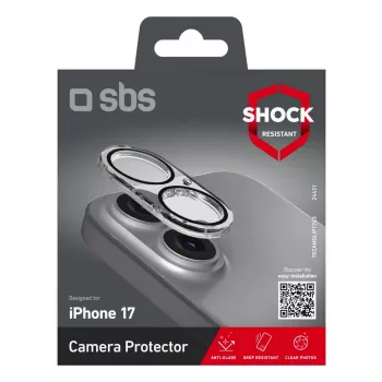 Protector de pantalla y lentes de cámara SBS TECAMGLIP1763 para Apple iPhone 17/16 antichoque y antirrayaduras