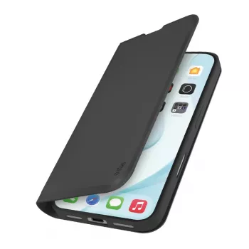 Funda cartera SBS TEWALIP1763K para iPhone 17 Negra con soporte de mesa