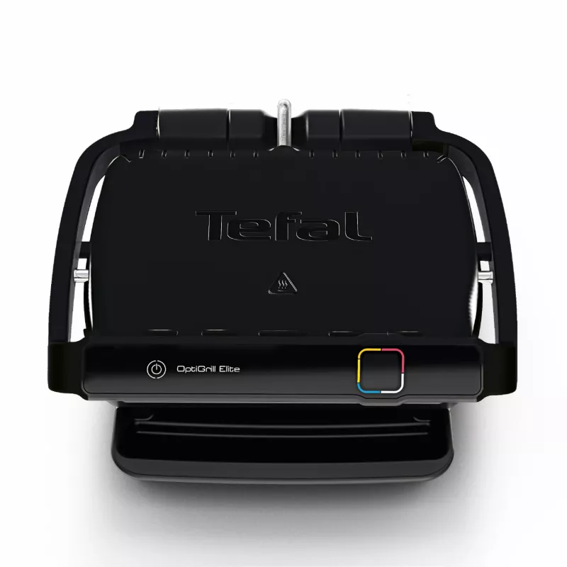 Parrilla de contacto Tefal OptiGrill Elite GC7508 negro termoplástico rectangular