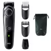 Recortador de barba Braun BeardTrimmer 3 BT3440, lavable, batería, negro